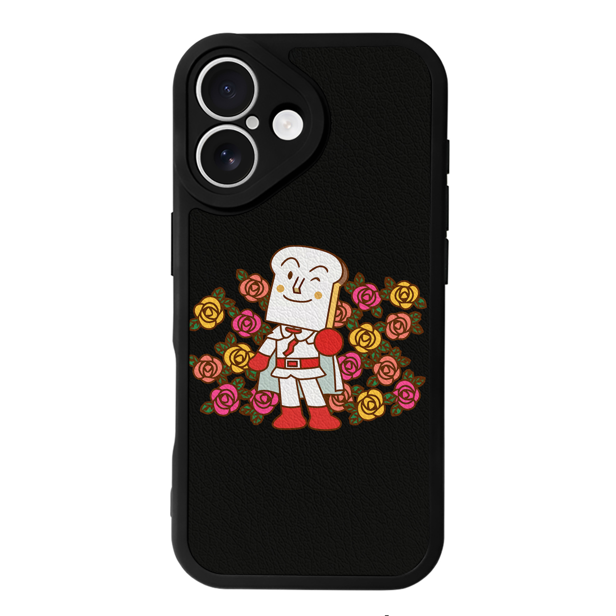 （画像用） アンパンマン Anpanman 【iPhone 16シリーズ対応】シリコンスマホケース（レザー調） 材質：シリコン